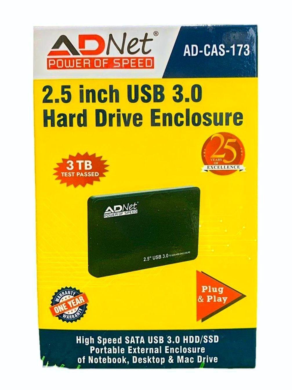 2.5 Inch USB 3.0 HDD Enclosure